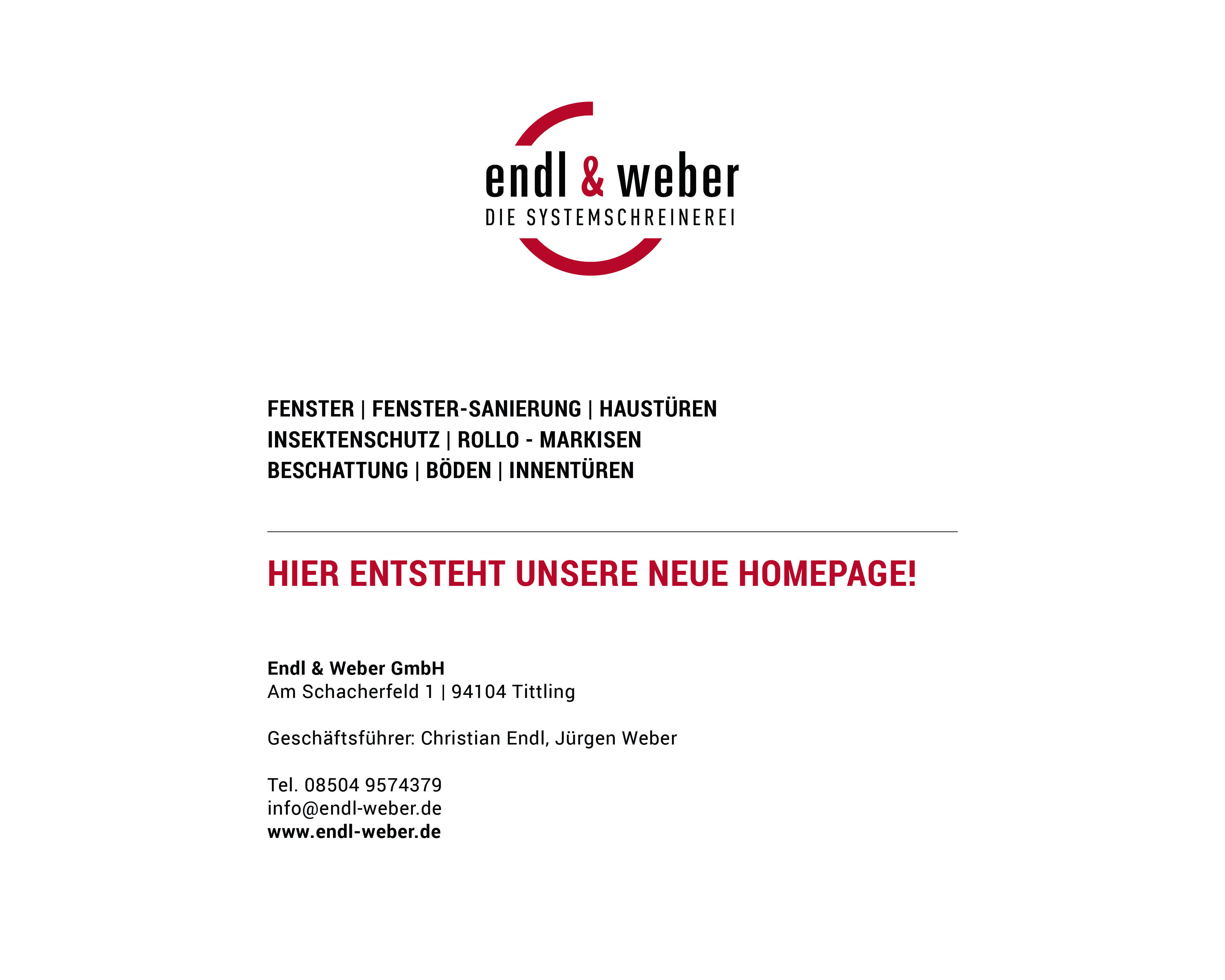 Endl & Weber GmbH - Systemschreinerei